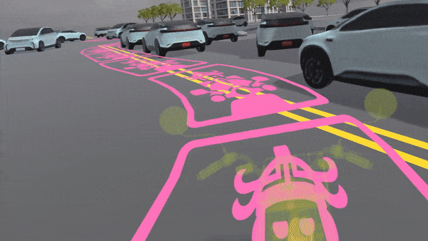 Micro navigation AR preview